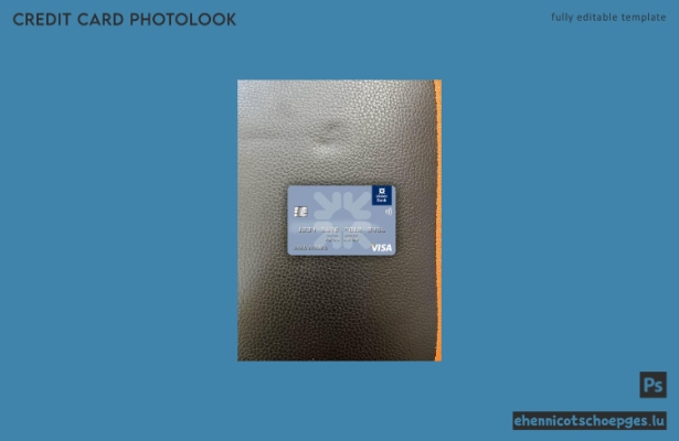 Ulster Bank Ireland Visa-Karte – Beispielansicht